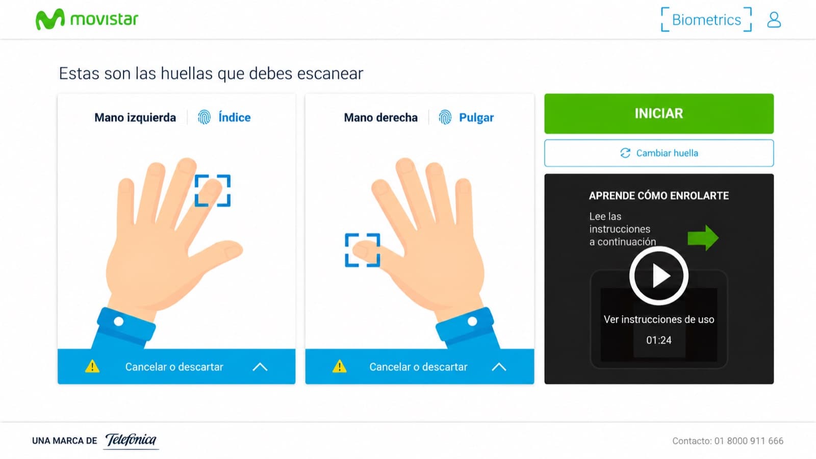 Fingerprint scan